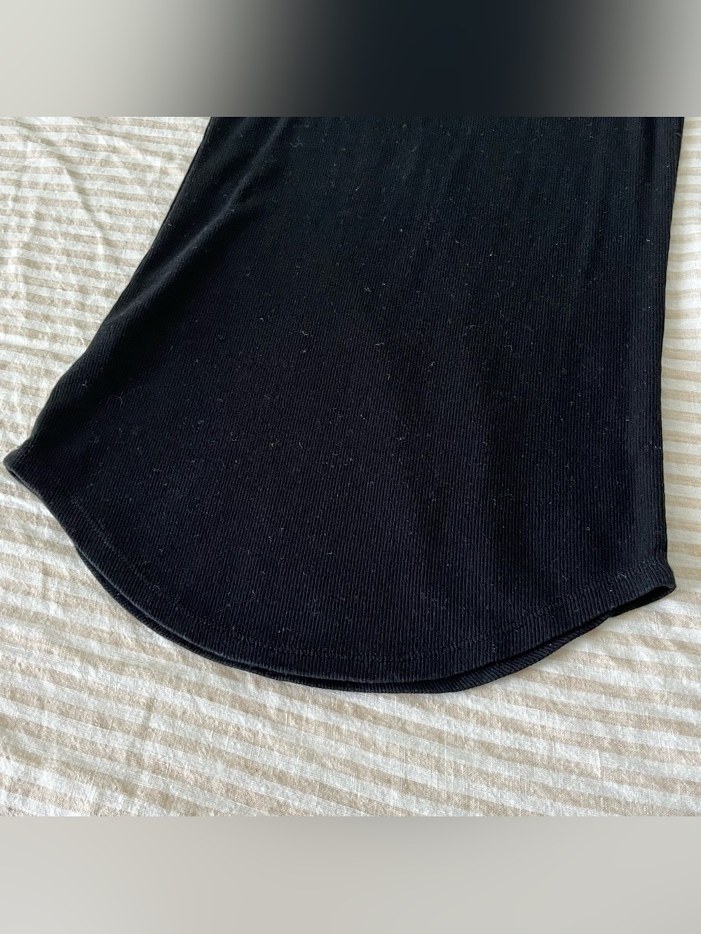 a new day Black Ribbed Tank Top - Picture 10 of 11